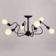 Loft American Vintage Ceiling Light Fashion Personality Bedroom Lights Bar Lights Iron Ceiling Lamp