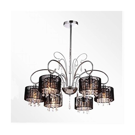 40w Modern/Contemporary Crystal Chrome Metal Chandeliers Bedroom / Dining Room / Study Room/Office / Hallway