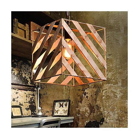 Retro Bar Iron Lamp Modern Minimalist Industrial Style Chandelier