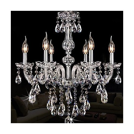 Candle Featured Luxury 6 Lights Chandelier