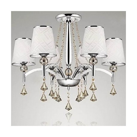 40w Modern/Contemporary Crystal Chrome Metal Chandeliers Bedroom / Dining Room / Study Room/Office / Hallway