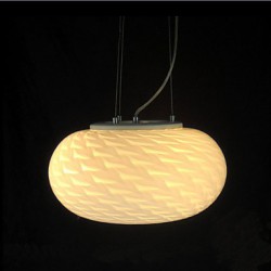 Modern Minimalist Carved milky White Chandelier lamp