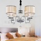 Modern Minimalist Living Room Chandelier Lighting Cloth Art Crystal Chandelier