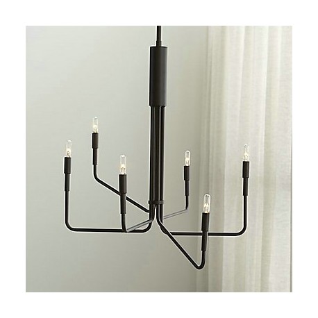 MAX:60W Country Bulb Included Painting Metal Chandeliers Living Room / Bedroom / Dining Room / Entry / Hallway