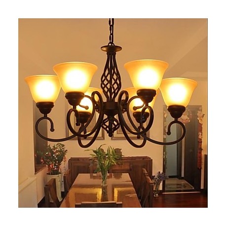 60W Rustic/Lodge / / Vintage / Retro Metal ChandeliersLiving Room / Bedroom / Dining Room / Kitchen / Study Room/Office 