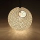 Country Simple Modern Restaurant lamp, Pastoral Rattan Lamp, Hemp Ball Chandelier