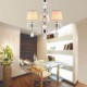 New Fabric Chandelier 3 Light Modern Minimalist High-Grade Lamp 110V or 220V