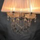 Luxury Restaurant Use Cloth Art Crystal Chandelier