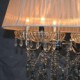 Luxury Restaurant Use Cloth Art Crystal Chandelier