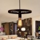 Industrial 1-light Vintage In Iron Shade Pendant Light