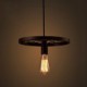 Industrial 1-light Vintage In Iron Shade Pendant Light