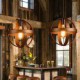 Retro Bar Iron Lamp Modern Minimalist Industrial Style Chandelier