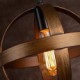 Retro Bar Iron Lamp Modern Minimalist Industrial Style Chandelier