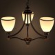 Retro Minimalist Ceiling Lamps European Style Bedroom Living Room Glass Ceiling Lamps Corridor Balcony Lamp