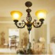 3 Vintage Wrought Iron Chandelier