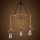 American Country Hemp Chandelier 3