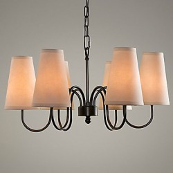 Max 60W Traditional/Classic Electroplated Chandeliers Living Room / Bedroom / Dining Room / Study Room/Office / Hallway