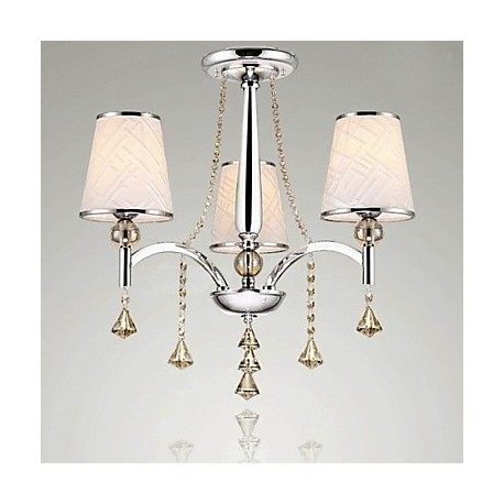 40w Modern/Contemporary Crystal Chrome Metal Chandeliers Bedroom / Dining Room / Study Room/Office / Hallway