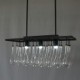 3W Modern/Contemporary Crystal Painting Metal Chandeliers Dining Room / Study Room/Office