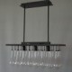 3W Modern/Contemporary Crystal Painting Metal Chandeliers Dining Room / Study Room/Office