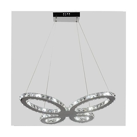 3w Modern/Contemporary LED Chrome Metal Chandeliers Living Room / Hallway