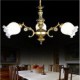 Bronze Chandeliers Three-Lights European Retro Classic 220V