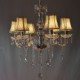 Modern Luxury 6 Lights Chandelier In Crystal Decoration