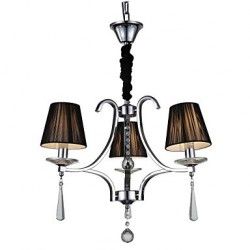 MAX 60W Modern/Contemporary Crystal Chrome Metal ChandeliersLiving Room / Bedroom / Dining Room / Study Room/Office / Kids Room 