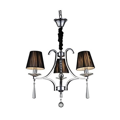 MAX 60W Modern/Contemporary Crystal Chrome Metal ChandeliersLiving Room / Bedroom / Dining Room / Study Room/Office / Kids Room 