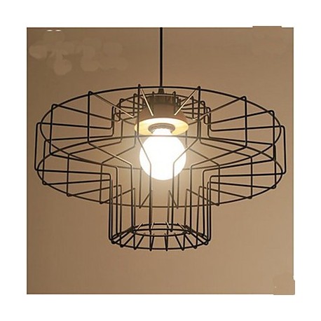 Single head Iron Chandelier Chandelier Retro Mesh