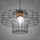 Single head Iron Chandelier Chandelier Retro Mesh