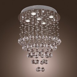 Crystal Chandelier with 5 lights - Baroque Design (K9 Crystal)