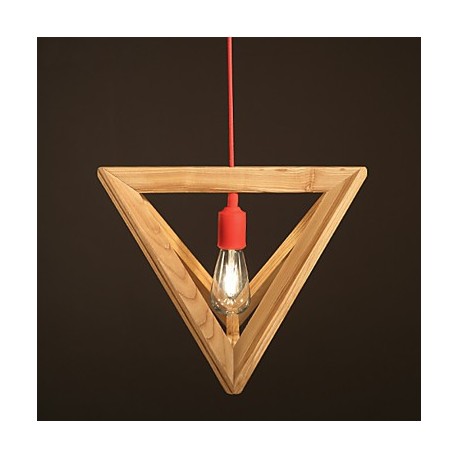 Nordic Wood Chandelier Restaurant Cafe Clothing Creative Personality Retro Decorative Oak Chandelier