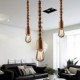 Chandeliers Mini Style Traditional/Classic Living Room/Bedroom/Dining Room/Study Room/Office Wood/Bamboo