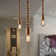 Retro 1 Lamp Hemp Rope Chandelier Retro Country Style