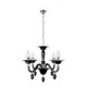 Modern Black Chandeliers with 4 light