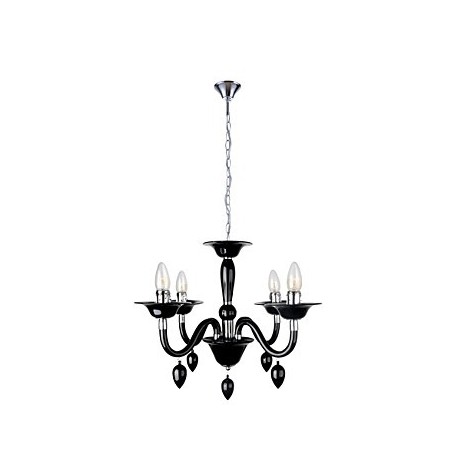 Modern Black Chandeliers with 4 light