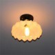 Imitation Jade Glass Retro Personality 1 Head Lotus Ceiling Light