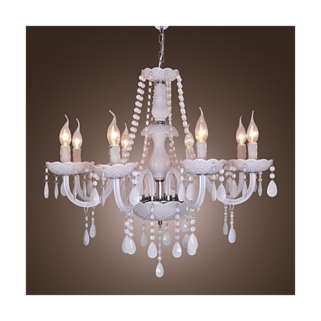 Max 40W Rustic/Lodge Crystal Electroplated Crystal Chandeliers Living Room / Dining Room