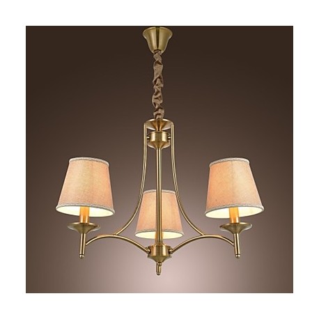 40W Modern/Contemporary / Traditional/Classic / Rustic/Lodge / Vintage / Island Brass Metal ChandeliersLiving Room / Bedroom / D