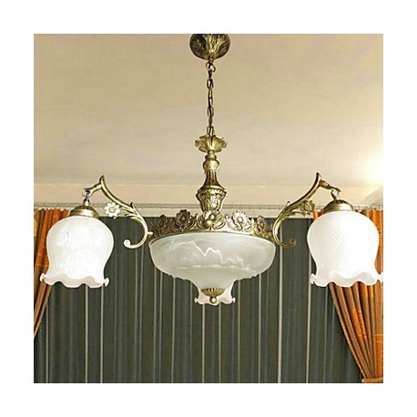 Max 60W Traditional/Classic Painting Chandeliers Living Room / Bedroom / Dining Room