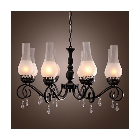 Max 60W Traditional/Classic Candle Style Painting Chandeliers Living Room / Bedroom / Dining Room