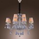 Max 60W Traditional/Classic Crystal Electroplated Glass Chandeliers Living Room / Bedroom / Dining Room / Study Room/Office