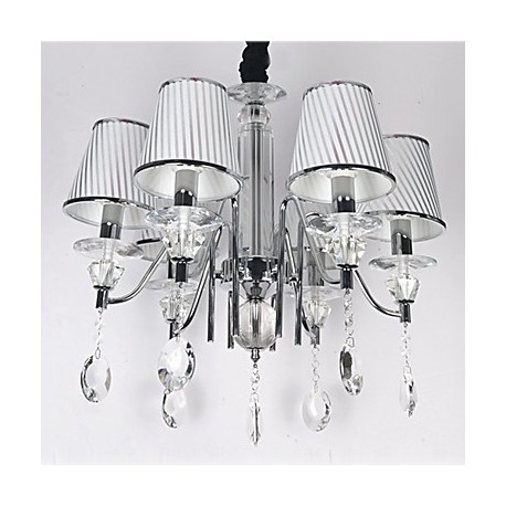 Max 60W Modern/Contemporary Crystal Electroplated Chandeliers Dining Room / Kitchen