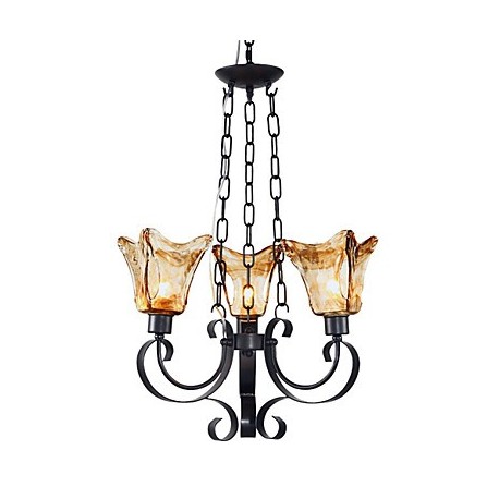 Max 60W Traditional/Classic Bulb Included Painting Metal Chandeliers Living Room / Bedroom / Dining Room