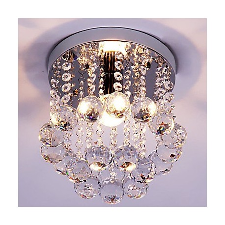 Flush Mount K9 Crystal / Mini Style Modern Chandelier