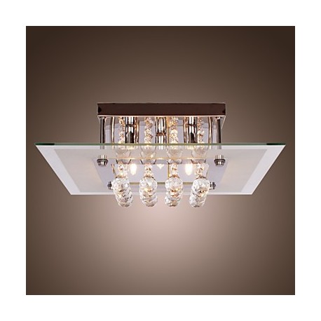 Ceiling Light Modern Crystal Living 5 Lights