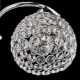 Max40W Modern/Contemporary Crystal / Bulb Included Electroplated Metal Pendant Lights / Flush Mount Bedroom / Dining Room / Hall