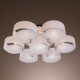 Max 60W Modern/Contemporary Chrome Metal Chandeliers / Flush Mount Living Room / Bedroom / Study Room/Office