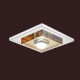 UMEI 3W Led Amber Crystal Ceiling light, 1 light, Flush Mounted